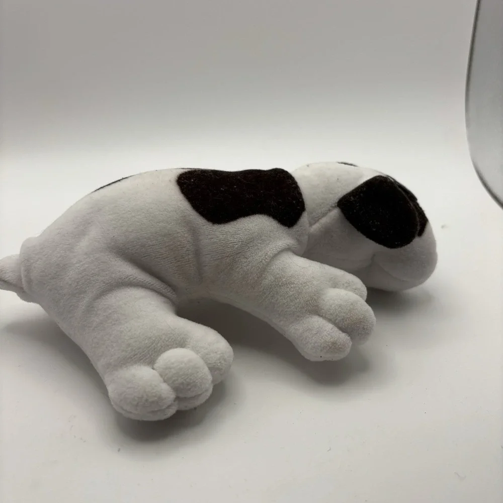 RARE Vintage Tonka Pound Puppy White with Brown Spots 8 inch‎